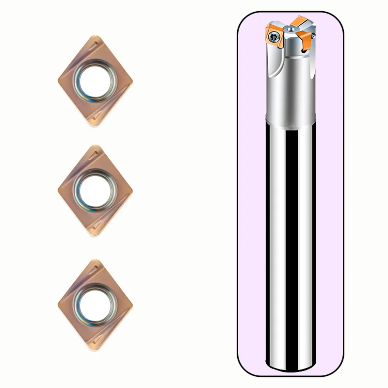10 pièces 4NKT 060308 4NKT 040208 Plaques en carbure à insérer avant rapide, ébauche Cnc 4NKT 060308 040208 Outils de fraisage d'épaule carrée