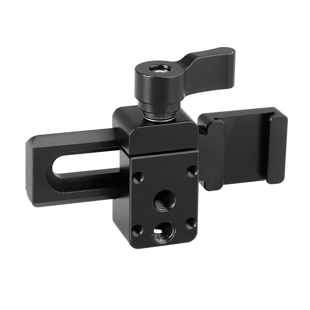 Hdrig Swat Rail Klem &amp; Koude Schoen Met Nato Rail Adapter &amp; 1/4 Schroef Voor Camera Kooi En Handgrepen
