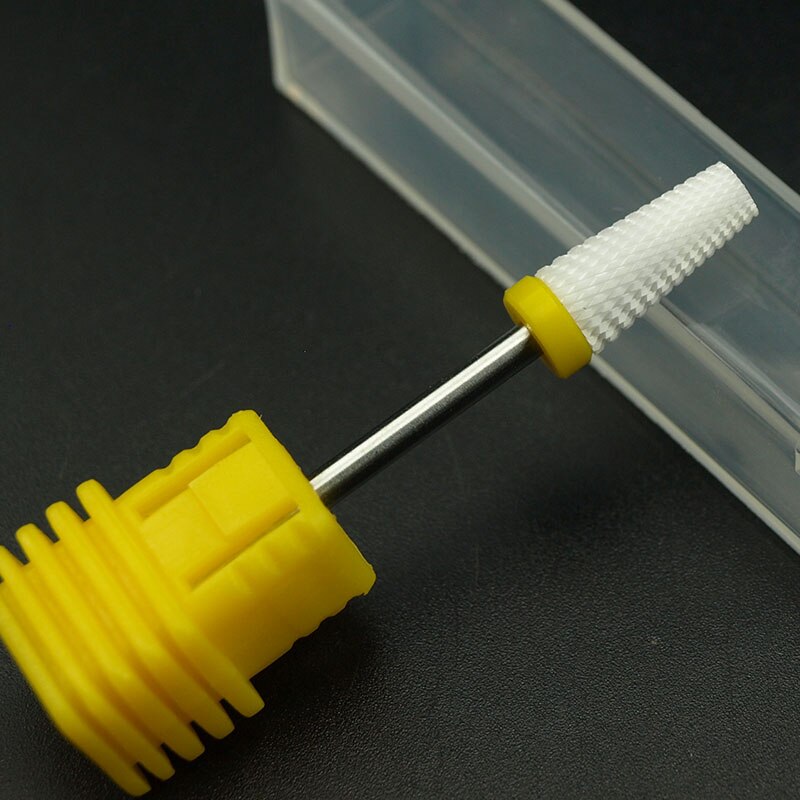 Easy nail 5 grit nail art salong keramisk nagelborr bit fräs fil nagelkonst elektrisk borr manikyr maskintillbehör: Xf