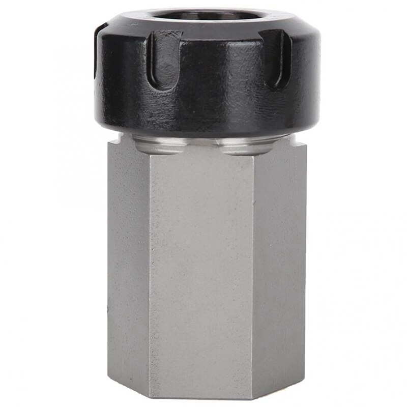 ER-32 Hexagonal Square Shank Collet Chuck Bracket for Motor Shaft Extension Rod of CNC Lathe Engraving Machine