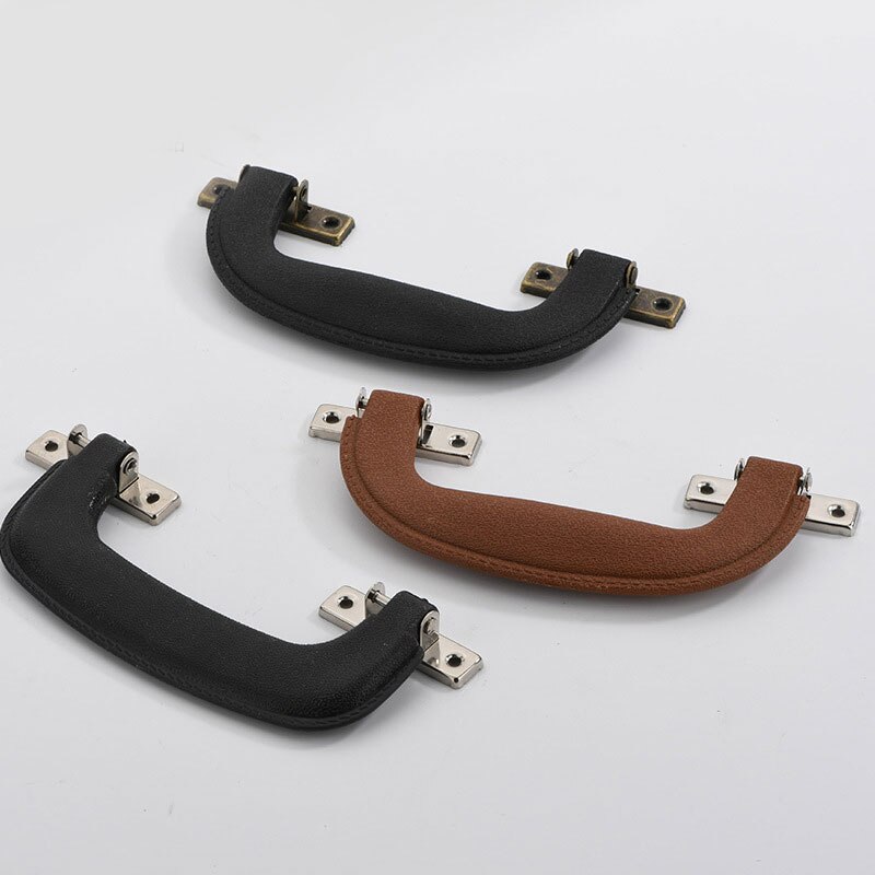 Suitcase Holder Retro Plastic Furniture Hardware Chinese Style Antique Leather Case Handle Arch Box Handle Tool Handle 1PC