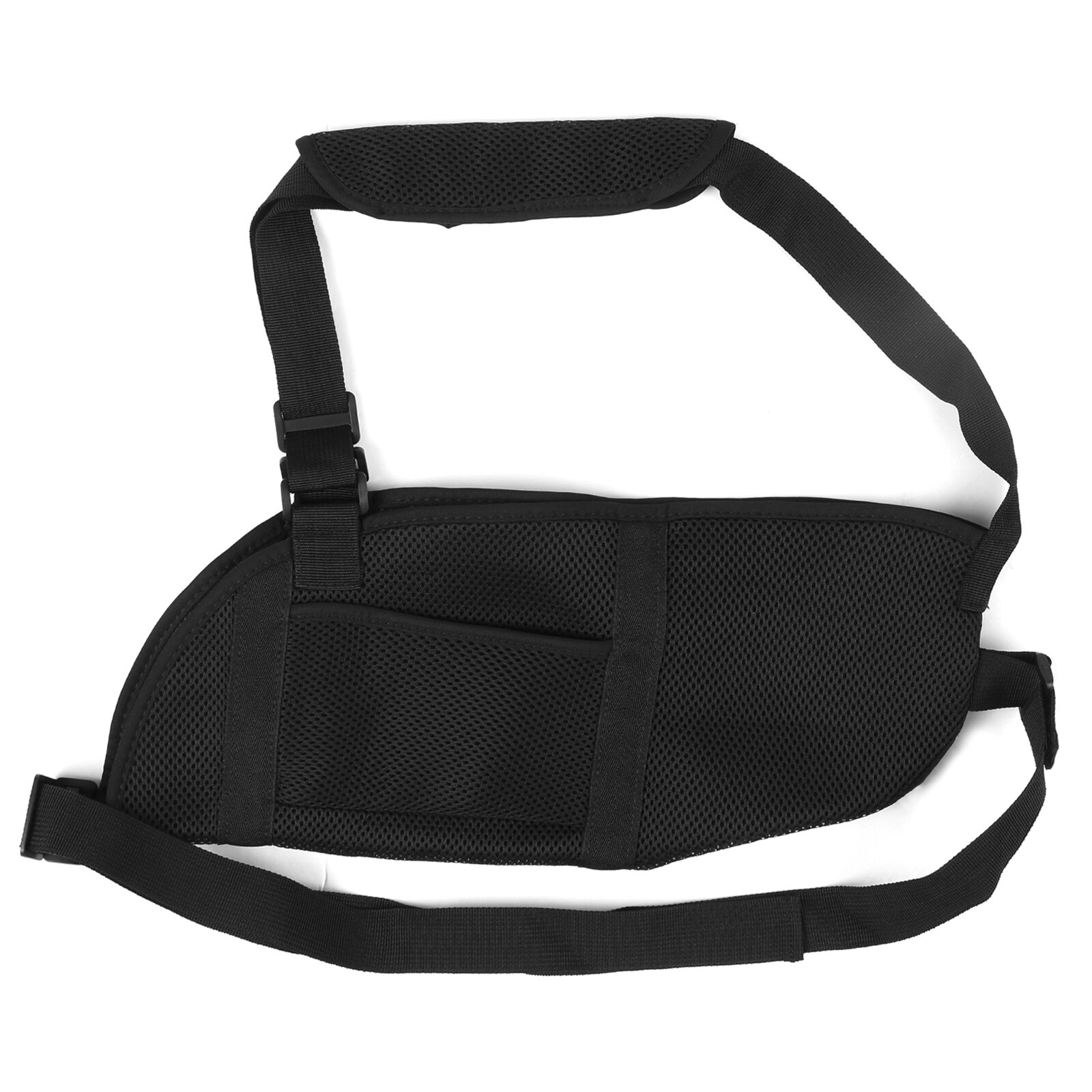 1Pc Adjustable Breathable Arm Sling with Waist Strap Lightweight Arm Wrist Fracture Support Strap Shoulder Injury Fixation Belt