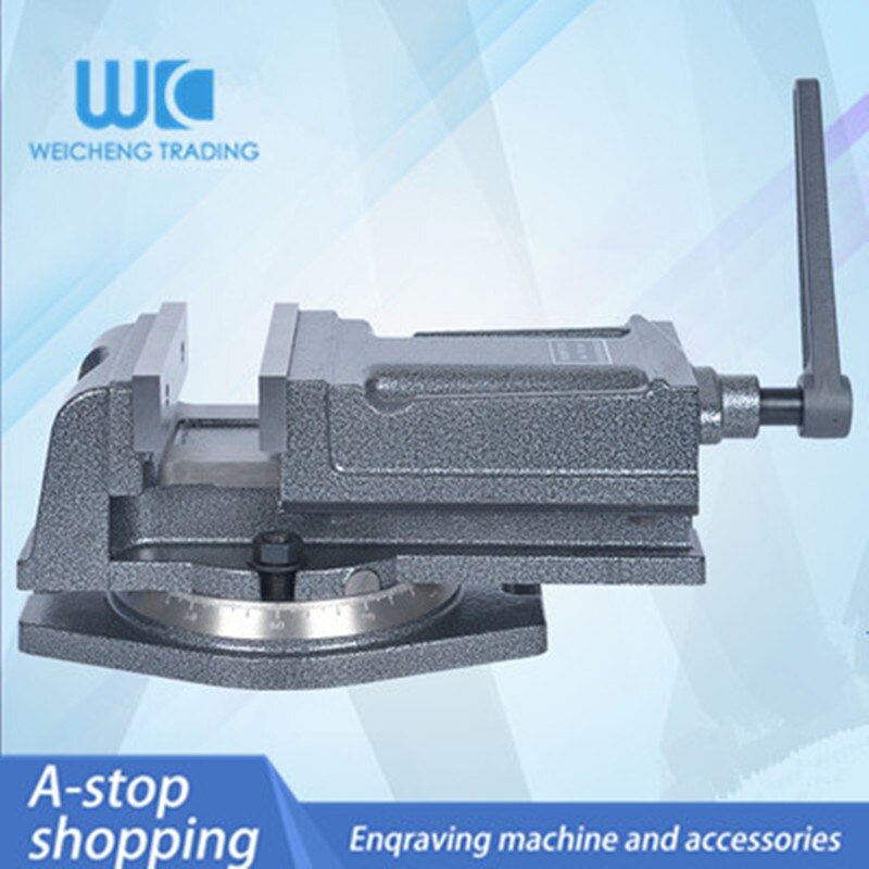 QH heavy-duty milling machine flat-nose pliers, drilling machine precision angle solid bench vise 4 inch