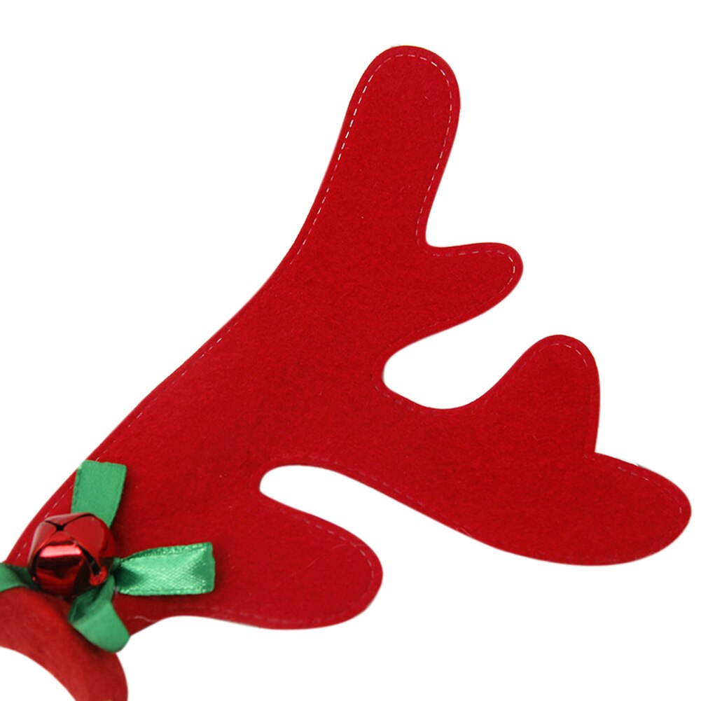 Korte Pluche Dierbenodigdheden Kerst Kostuum Party Katten Elk Rendier Antler Cosplay Verstelbare Hond Hoofdband Festival Elastische