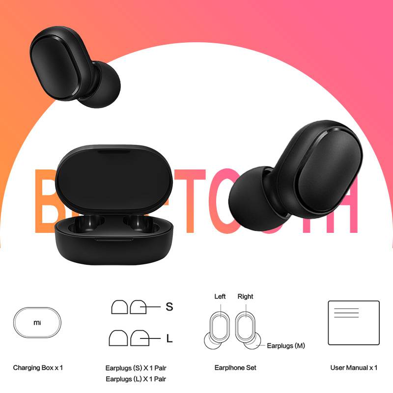 Original Xiaomi Airdots S Tws Redmi Airdots S Earbuds Wireless Earphone Bluetooth 5.0 Gaming Headset With Mic Voice Control