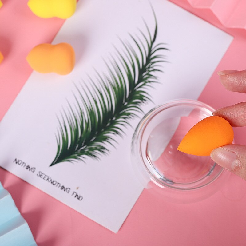 Mini Makeup Egg Small Makeup Egg Sponge Puff Cute Makeup Egg Makeup Sponge Cosmetic Puff Make Up Blender Soft Makeup Tool Set