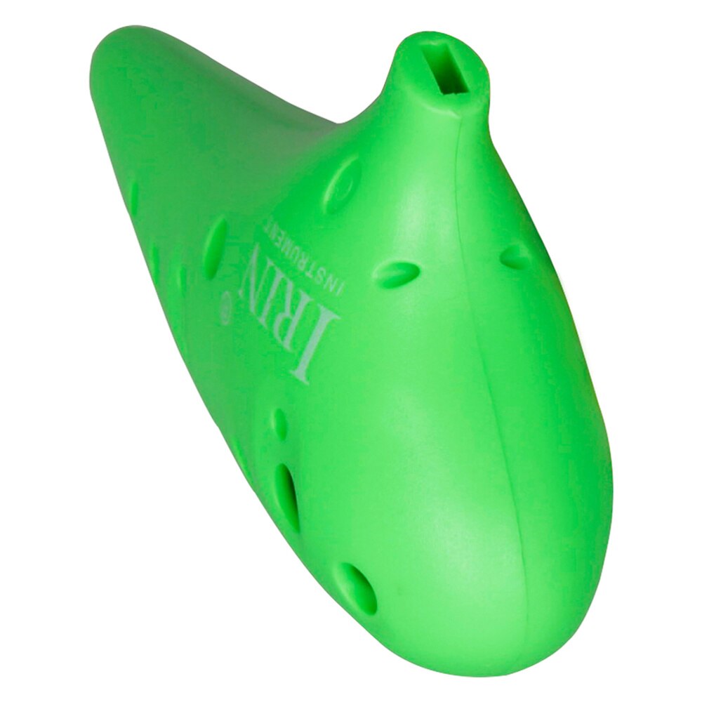 12 Holes C Ocarina Music Instrument with Storage Bag ABS Material Ocarina Classic Ocarina Alto C ABS Ocarina for Beginner (Green: Green