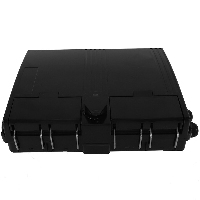 16 Core Fiber Optic Termination Box 16 Port Optical Fiber Distribution Box 2X16 Core FTTX Fiber Optic Box Splitter Box Black