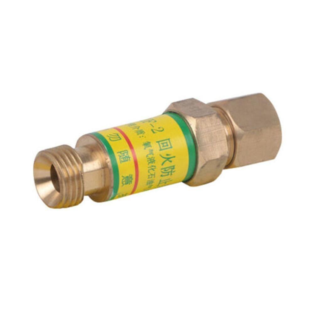 Gas Welding Accessories Oxygen/Acetylene Check Valve Welding/Cutting Flashback Buster Arrestor Flame Torch J4W7: green