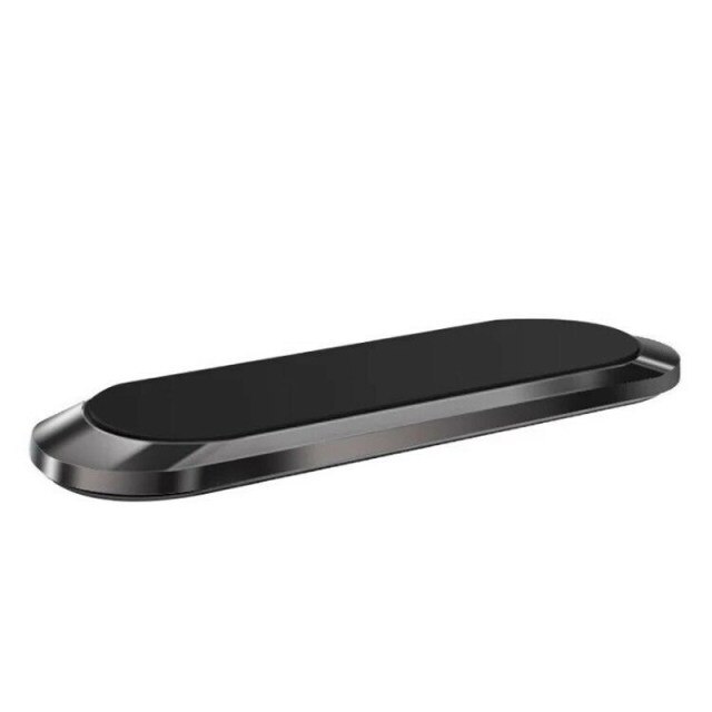 Magnetic Universal Mini Smart Phone Holder Mount For Car Black Silver Rose Gold Gps Anti-slip Mounts: black