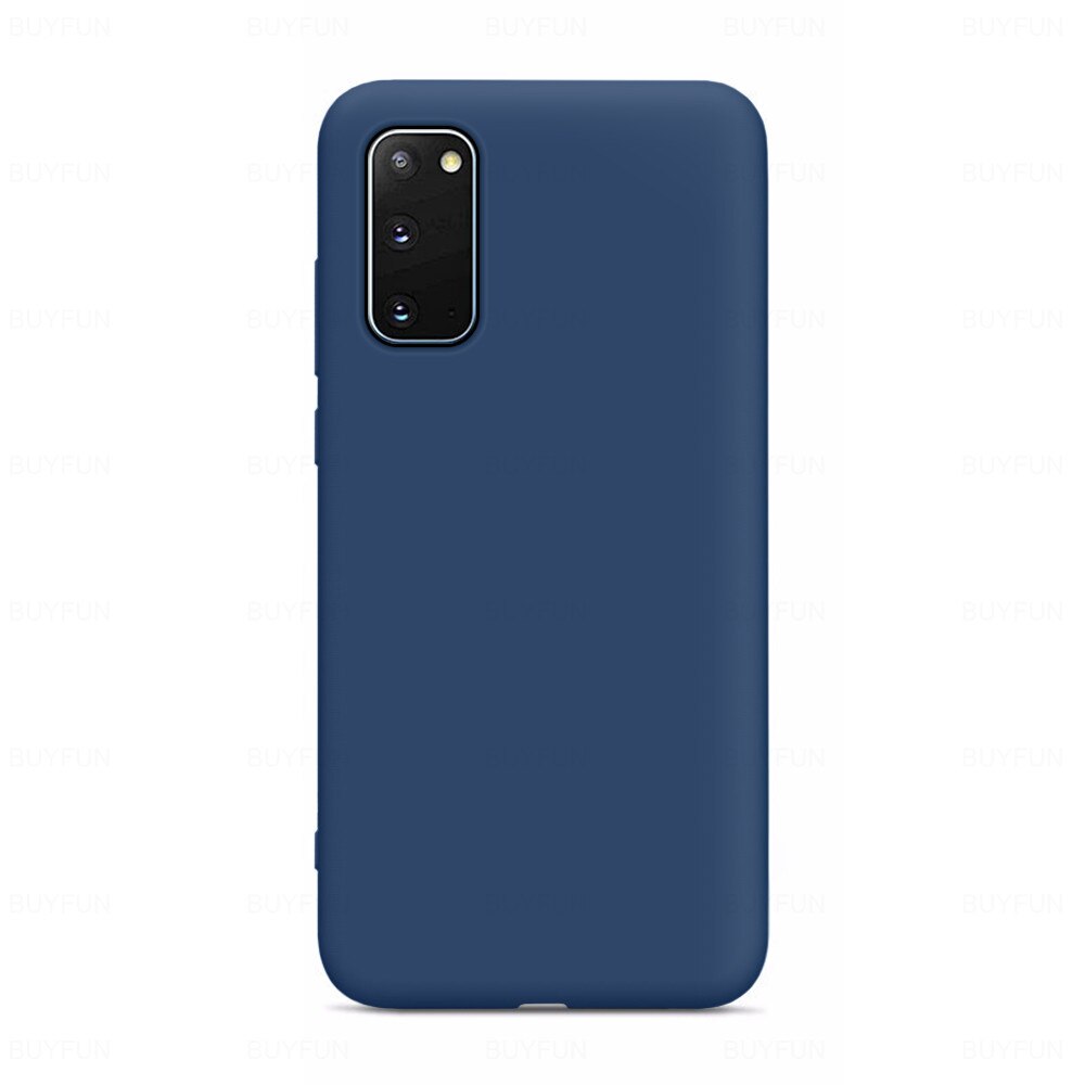Custodia in Silicone liquido colorato per Samsung Galaxy S20 FE 5G S20fe S 20FE S 20 Fan Edition 6.5 "Cover morbida antiurto per telefono Coque: s20 FE / sapphire
