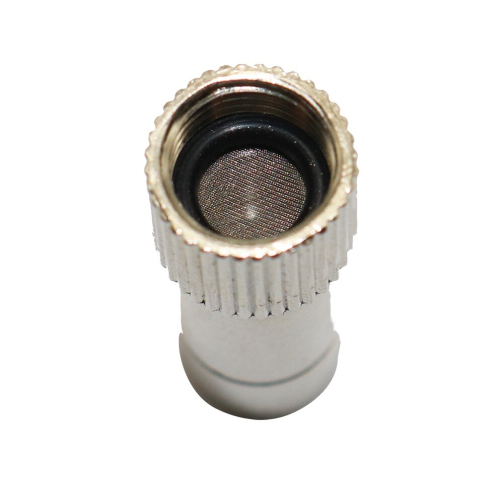 50 st 8mm droppskydd med filterglidlås snabbkoppling lågtryckskoppar 0.2-0.6mm dimdysor gareden bevattningssprinkler