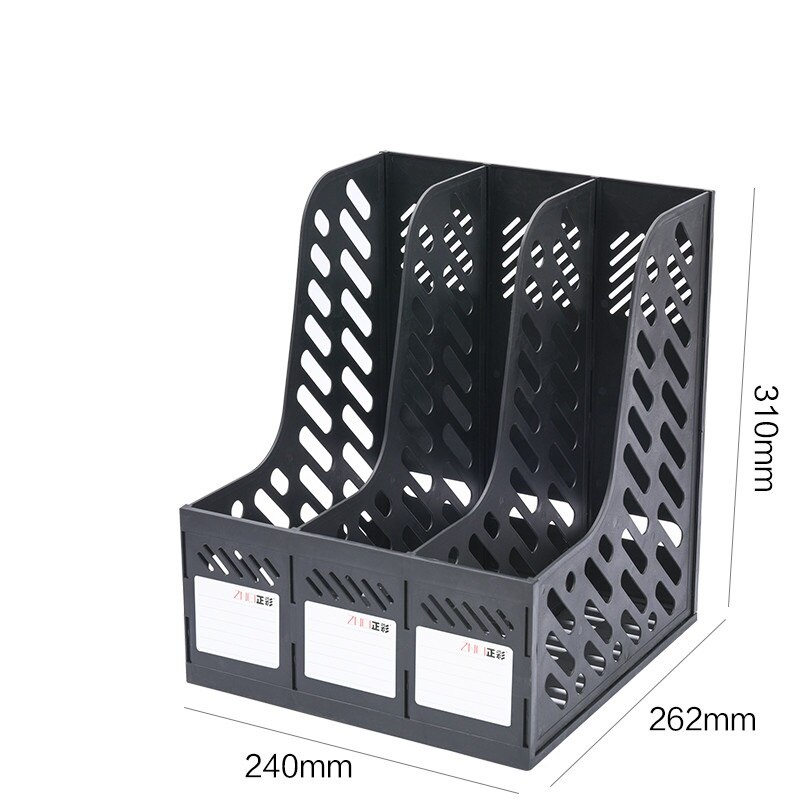 PP Plastic 3Layer File Tray Office Home Desk Documents Organizer Case Filling Holder Unassembled