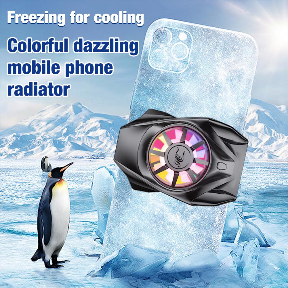 Cell Phone Cooler Fan Mobile Phone Radiator Heat Sink Cooler Universal For All Phones From 4inch To 6.7inch