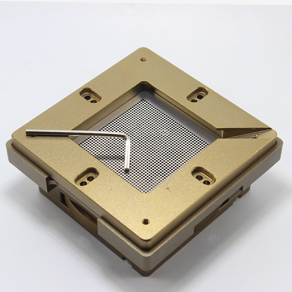 BGA Rework seat, universal BGA Jig Holder, 80/90mm BGA reball station with auto adjust and magnet Solder ball template