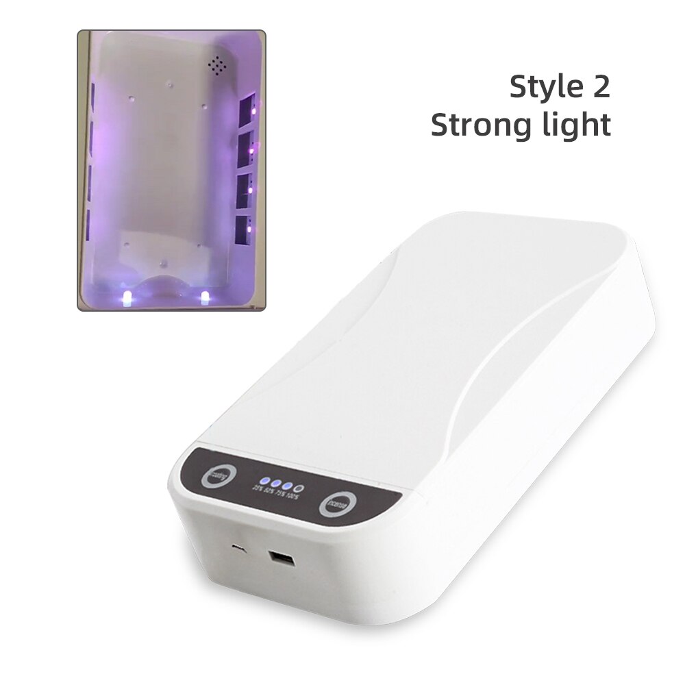 Nagel manicure kunst gereedschap uv sterilisator usb wierook deodoriseren uv desinfectie box aromatherapie deodoriseren geur uv sterilisatie: Sterk licht