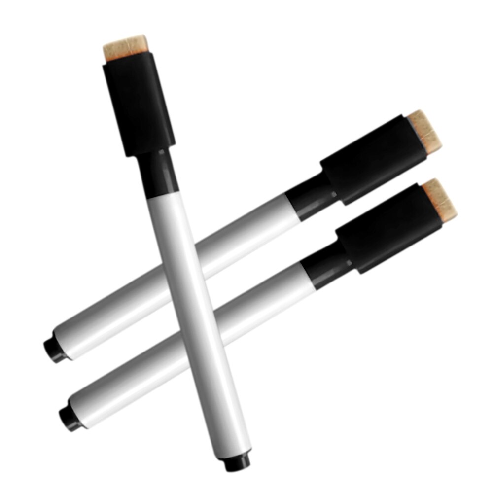 10 stks/set Herschrijfbare Witte Boord Dry Erase Markers Pennen Whiteboard Marker Met Gum Cap Voor School Kantoorbenodigdheden