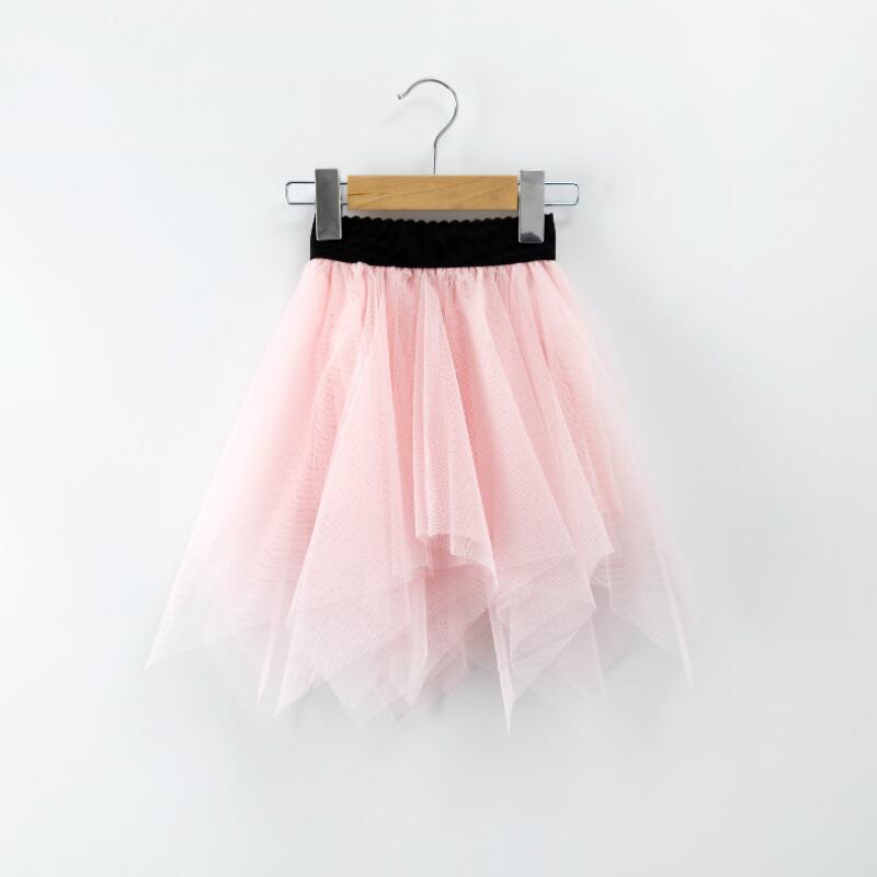 Vår høst sommer barn danser tutu-skjørt barnefest bursdagsskjørt baby småbarnsklær prinsesse skolejenter skjørt underdeler: Rosa / 24m