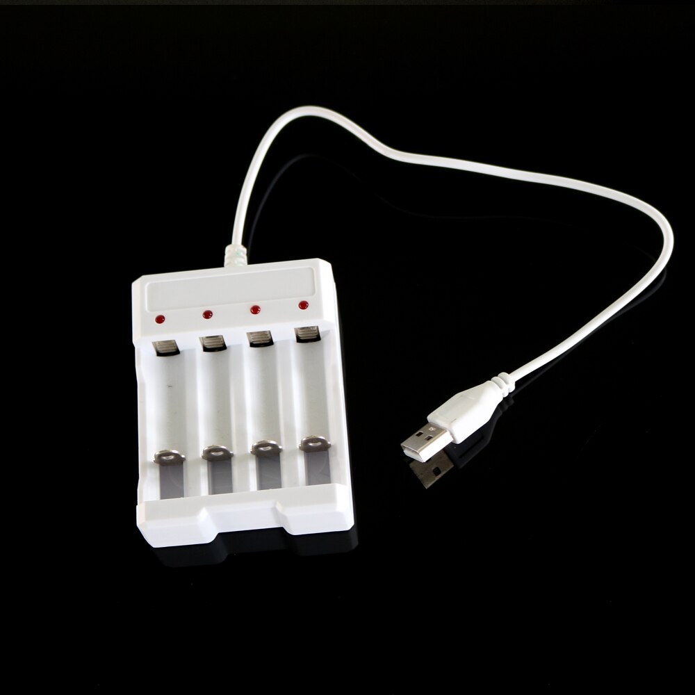 Solar Panel Outdoor Universal Battery Charger DC 5V 1A 1.2V 4 Slot AA/AAA Rechargeable Battery Charger Adapter USB Plug