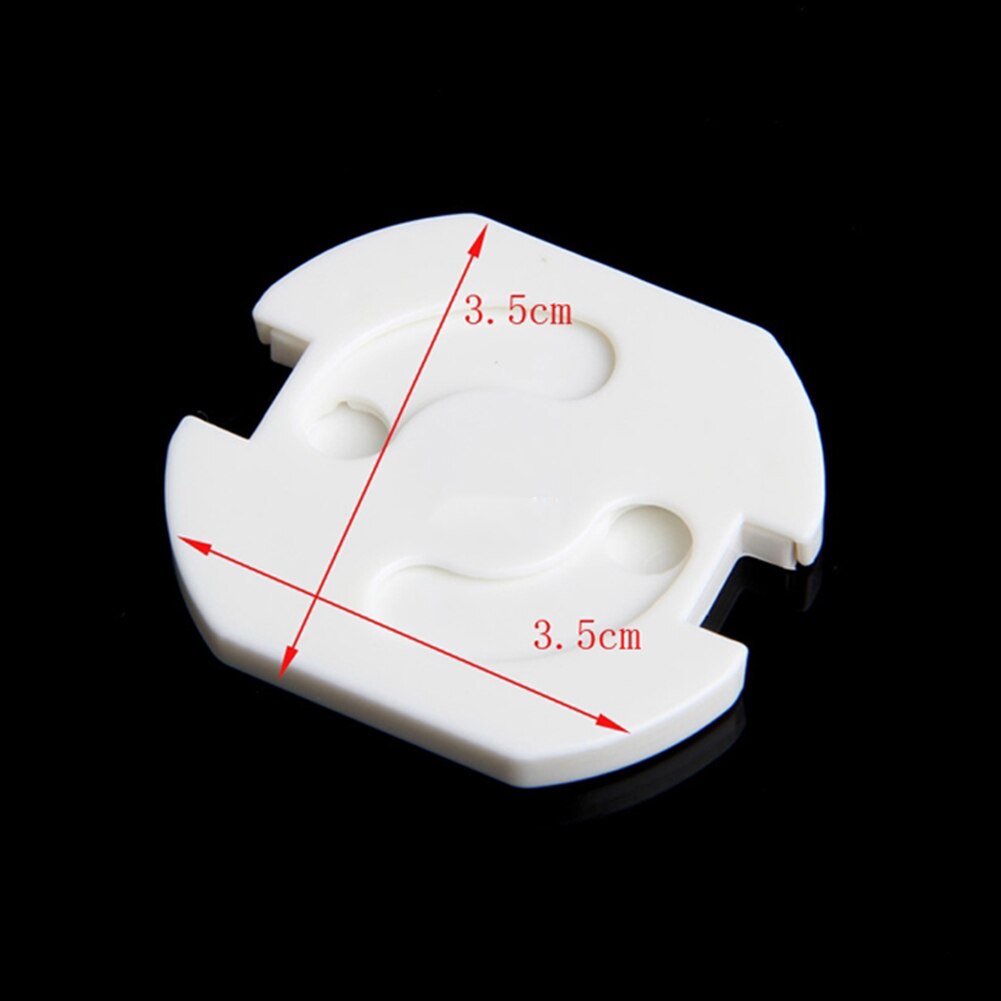 10 Uds UE enchufe bebé niño chico de seguridad agujero doble macho protección Anti-actual Protector ABS en cubierta Durable