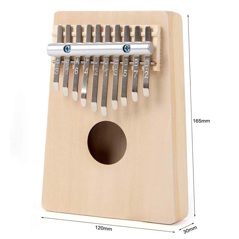 Simple Assembly Kalimba Handwork DIY Kit Wood Finger Thumb Piano Wood Kalimba Children Campaign Keyboard Music Instruments