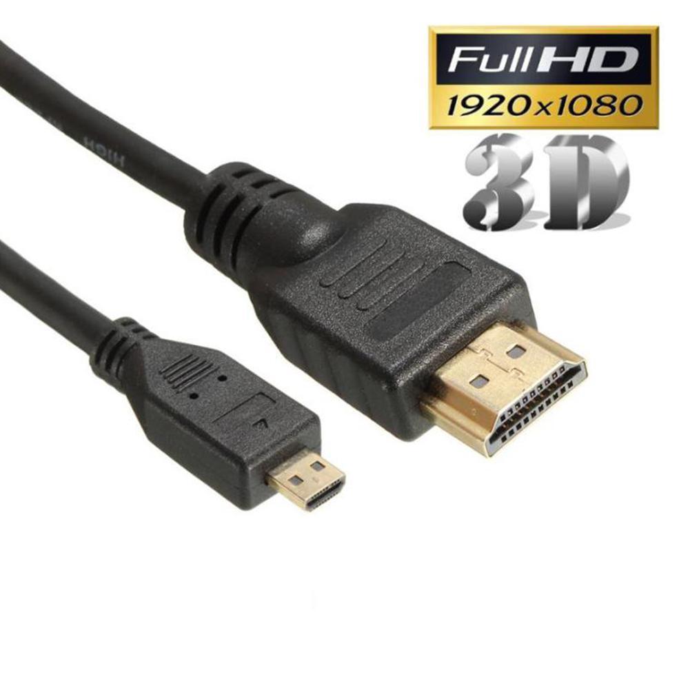 Cable Micro USB de 1 M a HDMI 1080p para TV, adaptador AV Universal para Nokia, Samsung, Motorola, cámara de teléfono móvil, HTC, Sony, GoPr, C1D8