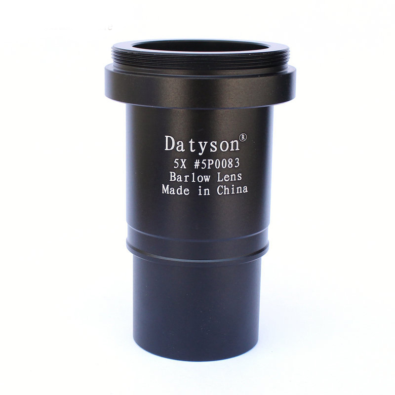 Datyson Volledig Metalen 5x Barlow lens Telescoop oculair 1.25 inches 31.7mm