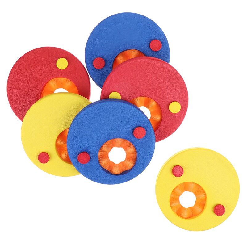 6 Stks/pak Eva Schuim Zwemmen Discs Arm Bands Drijvende Mouwen Opblaasbaar Zwembad Float Board Baby Zwemmen Oefeningen Cirkels Ringen