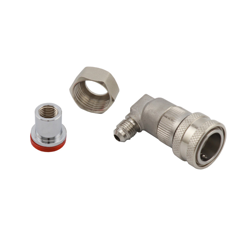 Adaptador de desconexión rápida para grifo de cerveza, Conector de bloqueo de Pin de bola para grifo dispensador de cerveza casera: SS Ball connect set