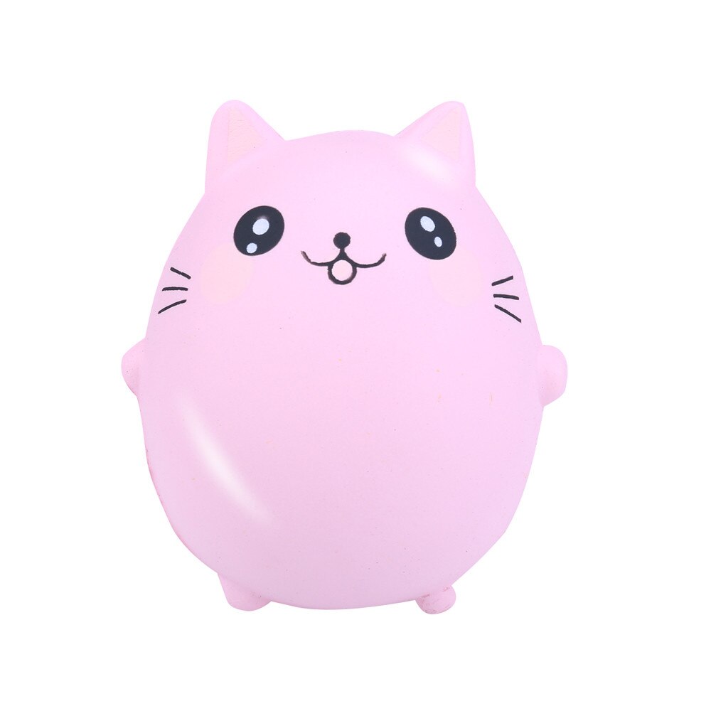 Squishies animales adorables crema de crecimiento lento apretar perfumado alivio del estrés juguetes squash juguete antiestrés: pink