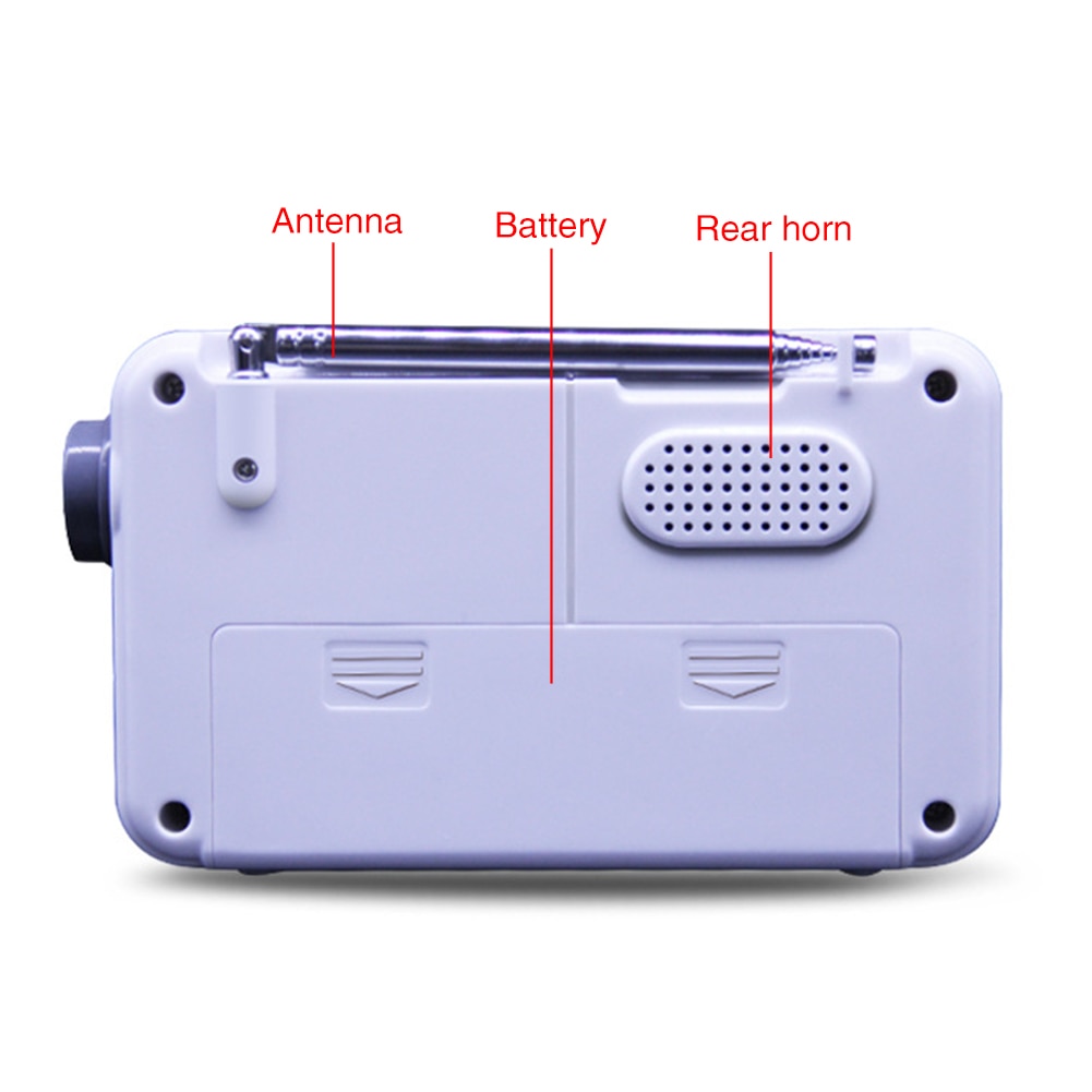 Outdoor LCD Display Earphone Port Tuning DAB Digital Stereo Portable Volume Control Portable Radio With Antenna Speaker AM FM