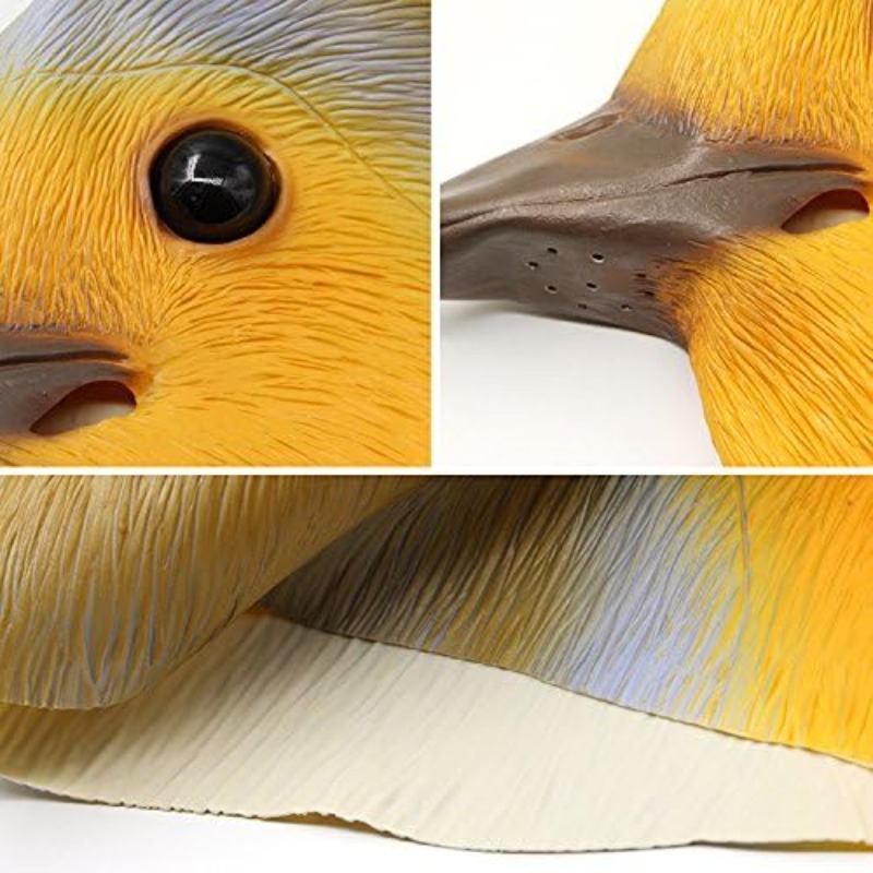 Nouveauté masque d'oiseau capuche en Latex Animal aigle Pigeon oiseau casque Halloween Costume carnaval Cosplay fête Zoo mascarade accessoires