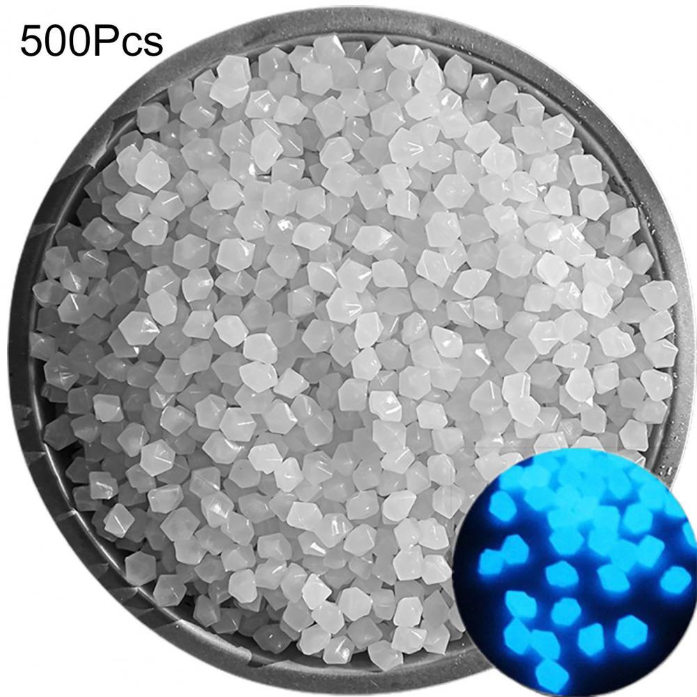 500Pcs Aquarium Stone Lightweight Good Looking Fish Tank Decoration Artificial Stone Artificial Stone: White