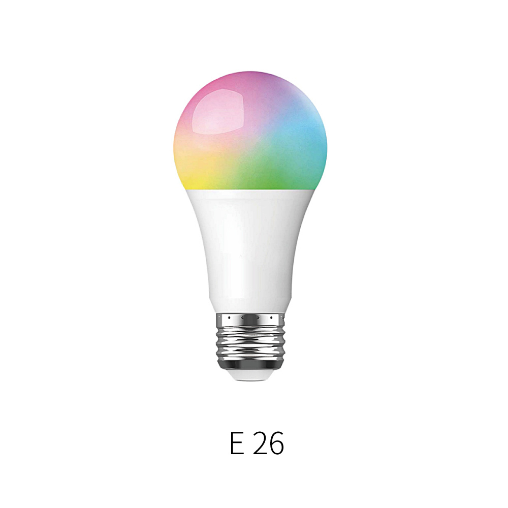 Smart WiFi LED Light Bulb 800Lm E26/27 RGB Colors Dimmable APP Remote Control Home Night Lamp Work with Alexa Google Assistant: 1 Pack E26