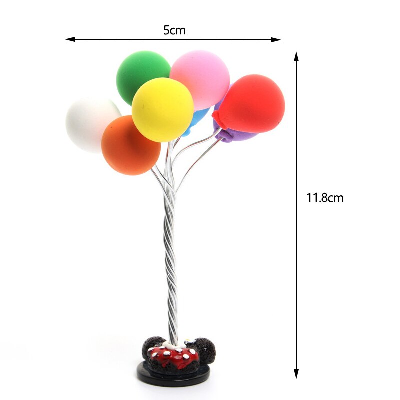 1PC Mini Cartoon Ballon Auto Innenraum Display Ornamente Schöne Ton Luftballons Dashboard Auto Ballon Ornamente Dekoration Ballon