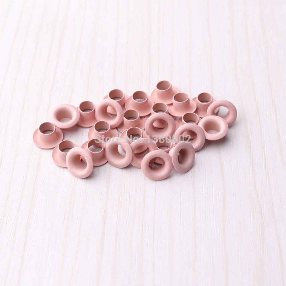 100pcs/lot 8*4*4mm Metal Eyelet Scrapbook Grommet Embellishment Garment Leather craft