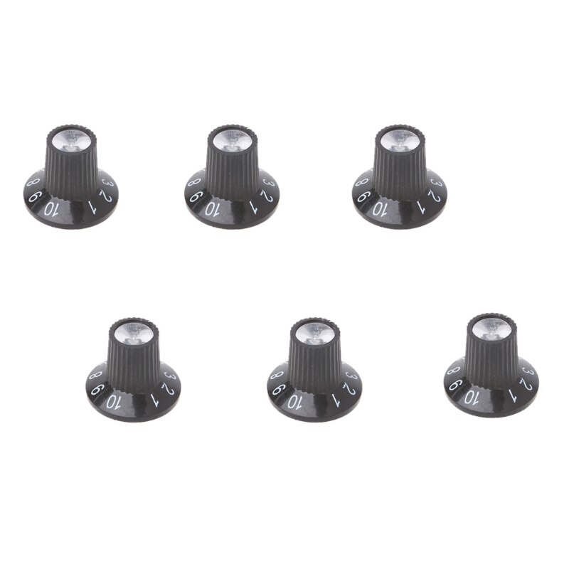 Knob Button Guitar Amplifier AMP Volume Tone Control Knob Skirted Aluminum For FD Parts Stringed Instruments Parts & Accessories