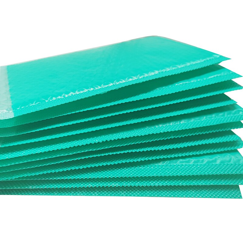 50 Pcs Green Polyfoam Mailman Envelope Pouch Self-styled Mailing Envelope Bag Books and Magazine Lined Packing Bag