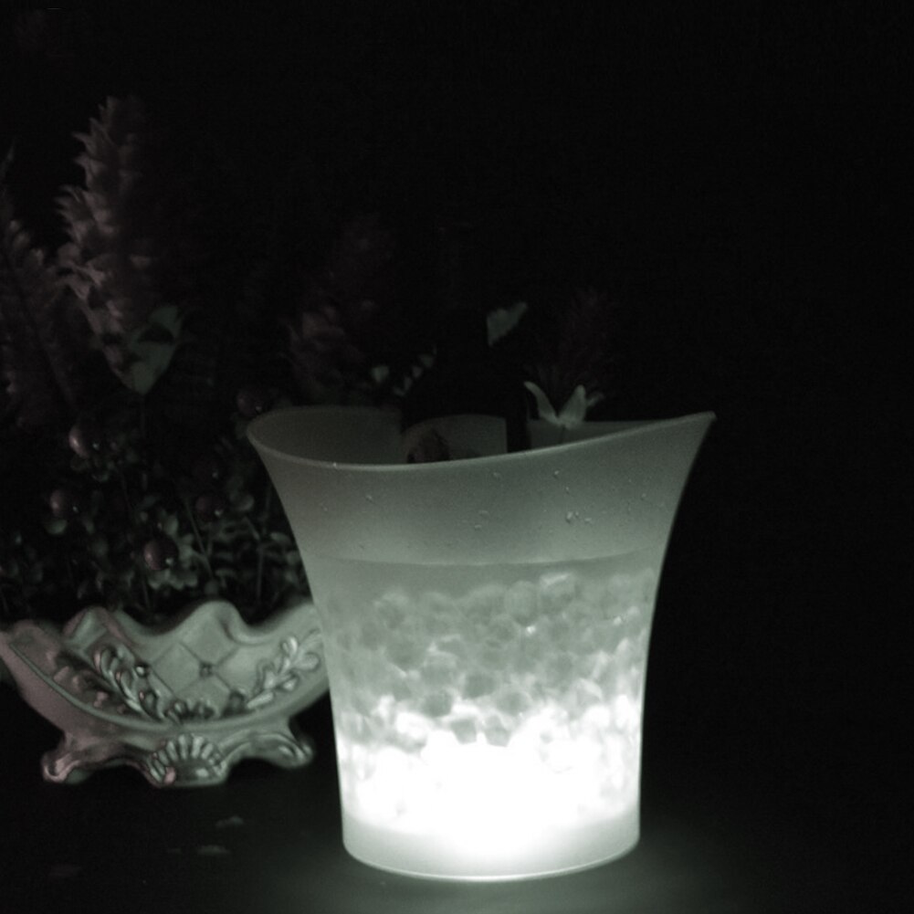 5L RGB LED cubo de hielo Bar Nightclubs champán cerveza vino congelar cubo cóctel vino bebida beber Accesorios