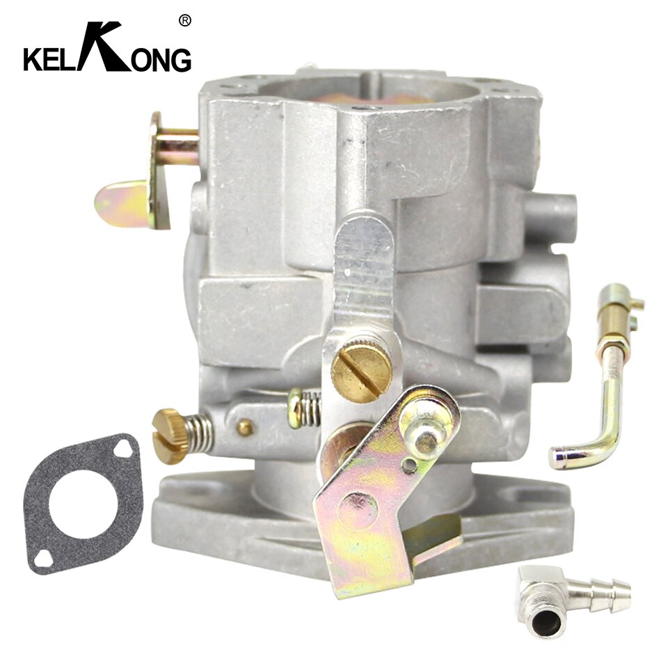 KELKONG Carburetor For Kohler K321 K341 Cast Iron 14hp 16hp John Deer Tractor Engine Carb With Choke Gasket Kit