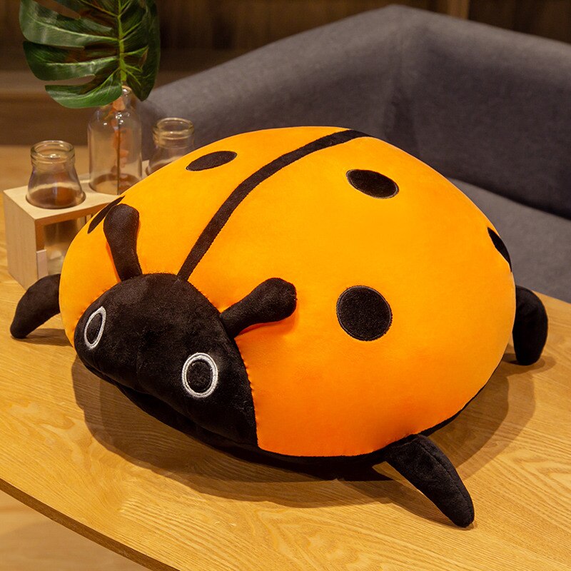 Huggable Nice 80cm/60/40cm/ cute plush toy soft colorful ladybug ladybird insect doll pillow cushion children birthday: 80cm / G