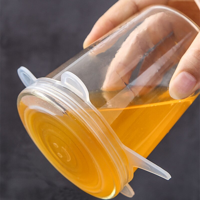 6/12Pcs Cookware Lid Bowl Microwave-cover Food-Silicone-Cover Stretch Food Fresh Cover Kitchen Accessories Plastic Wrap