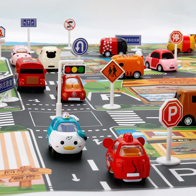 Teppich Stadt Straße Szene Verkehrs Autobahn Karte Spielen Baby Spielen matt Pädagogisches Spielzeug Für freundlicher Fitnessraum Spiele für freundlicher