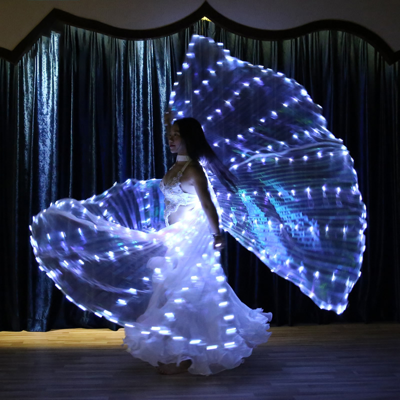 Ailes Led lumières papillon Led ailes Led mariée mariage fou fête de mariage temps fête de mariage Rave accessoires Alas Luces Led