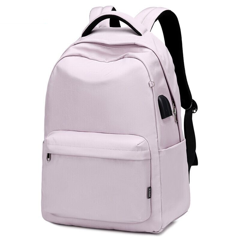 Mädchen Schule Taschen Casual Collage Laptop Rucksack Multi Tasche Reise Rucksack Dame Frauen Rucksack Rucksack: LILA