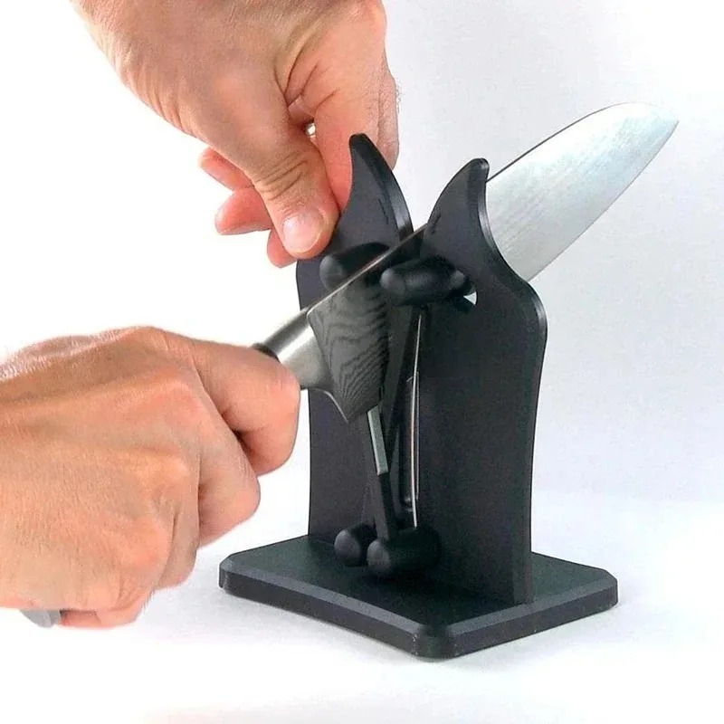 Afilador de cuchillos, herramienta de afilado de cocina, fácil y seguro, cuchillo de Chef de cocina, cuchillo de Damasco, herramientas de cocina, suministros de cocina