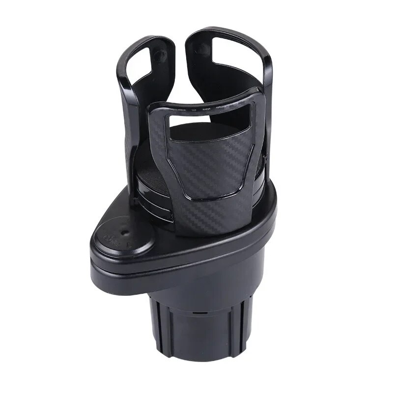 2 em 1 Multi Função Ajustável Car Cup Holder Expansível Adaptador Base Bandeja Bebidas Bottle Holder Car Holder Organizer