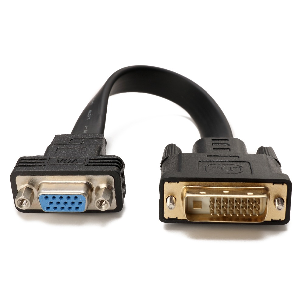 Dvi d vga kabel Actieve DVI-D naar VGA kabel Adapter Man-vrouw dvi vga converter