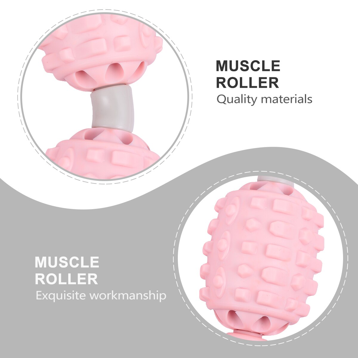 1pc Fitness Massager Roller Muscle Relaxer Leg Lean Roller Relaer Equipment