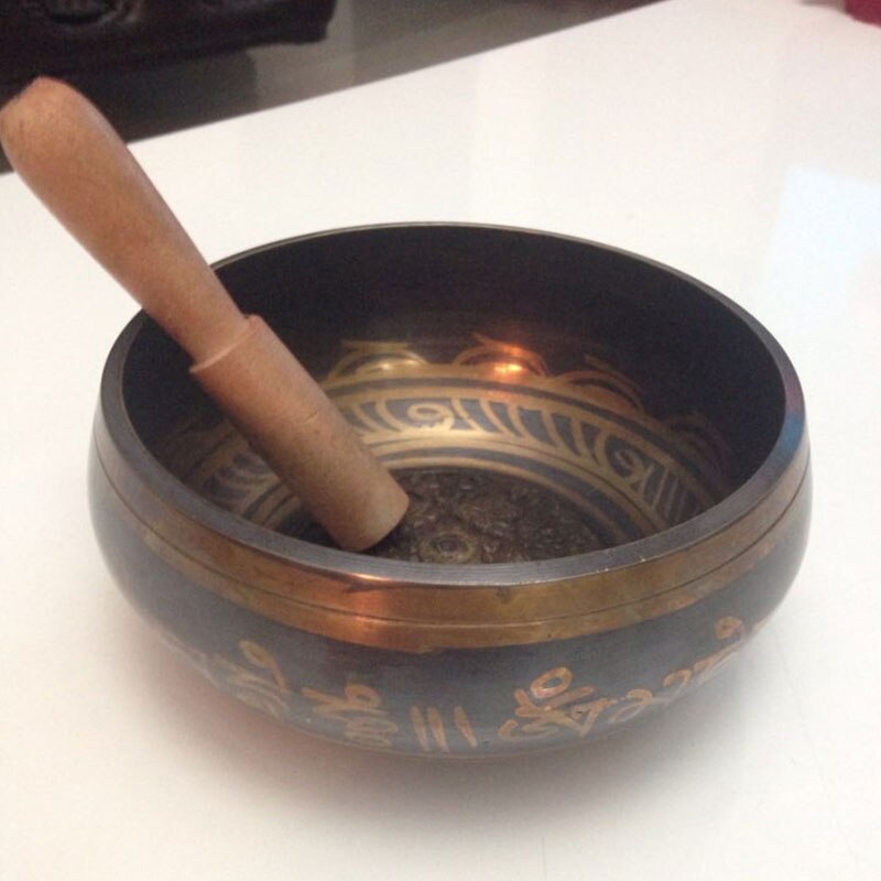 Tibetan Buddhism Singing Bowl Hand Hammered Yoga Copper Chakra Meditation Gift Religion Belief Buddhist supplies Home Decoration